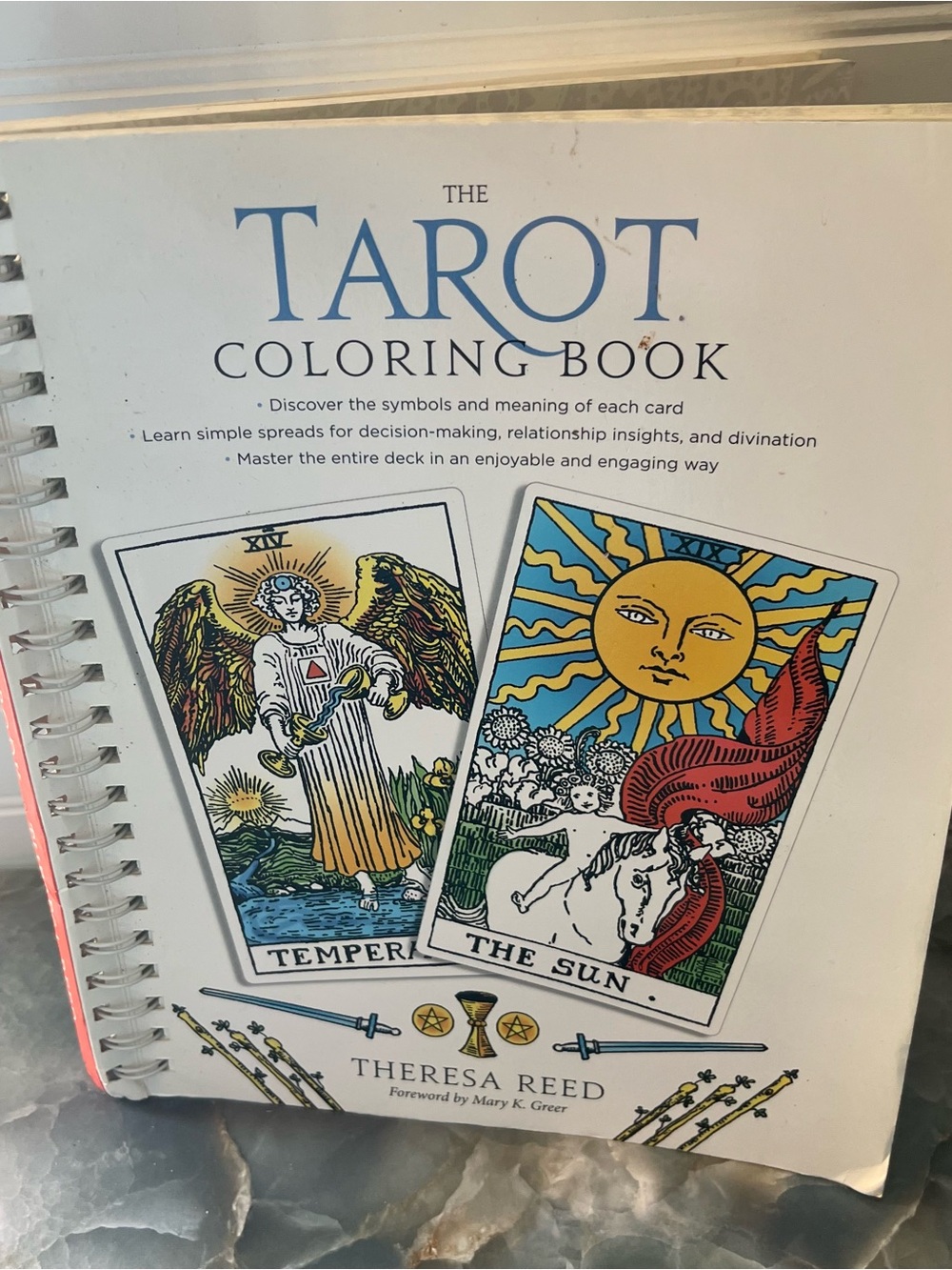 The Tarot Coloring Book by Theresa Reed